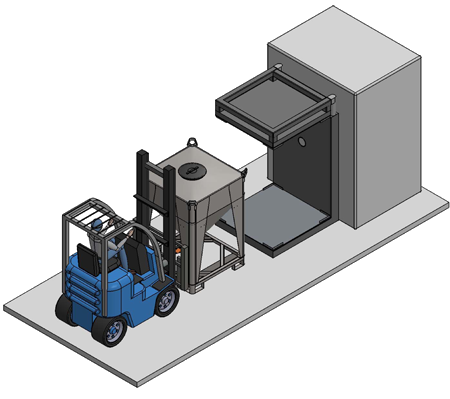 Mélangeur conteneur - phase 1 - IBC Powder Container