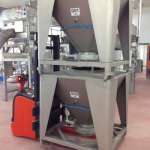 Stainless steel industrial container