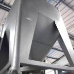 Stainless steel industrial container